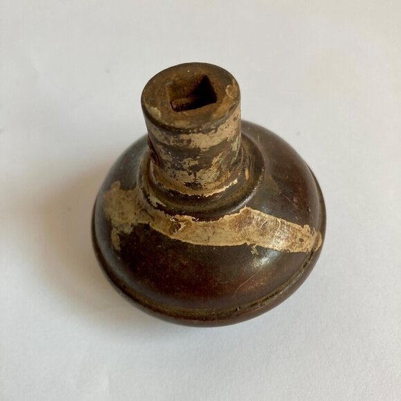 Antique Bronze Brass Victorian Door Knob Eastlake Original Vintage Door Knob - Picture 3 of 6